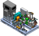 Bruchsal Euler Turbine Skid Model